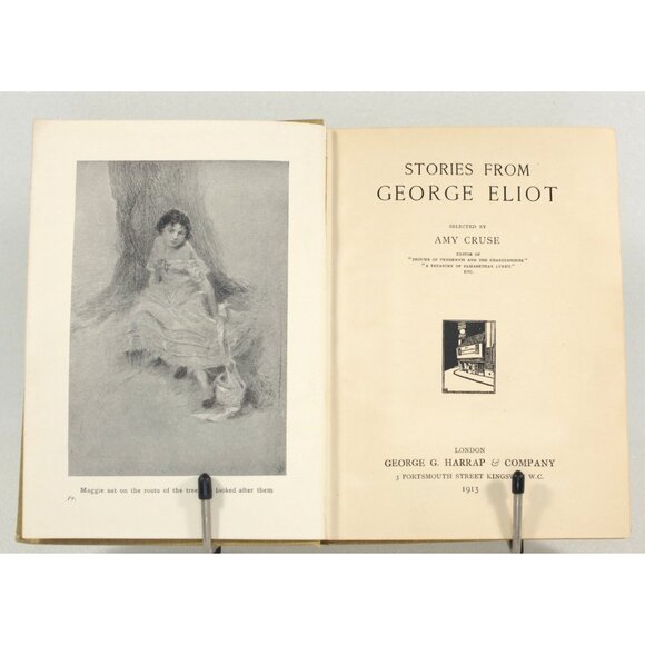 Antique Book "Stories From George Eliot", George G Harrap 1913 Mary Ann Evans - Picture 3 of 10
